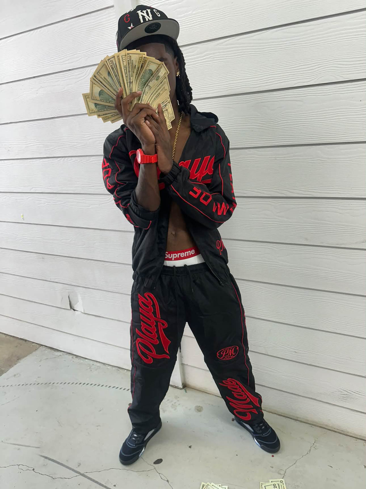 2Playa Tracksuit Black&Red[PRE-ORDER]